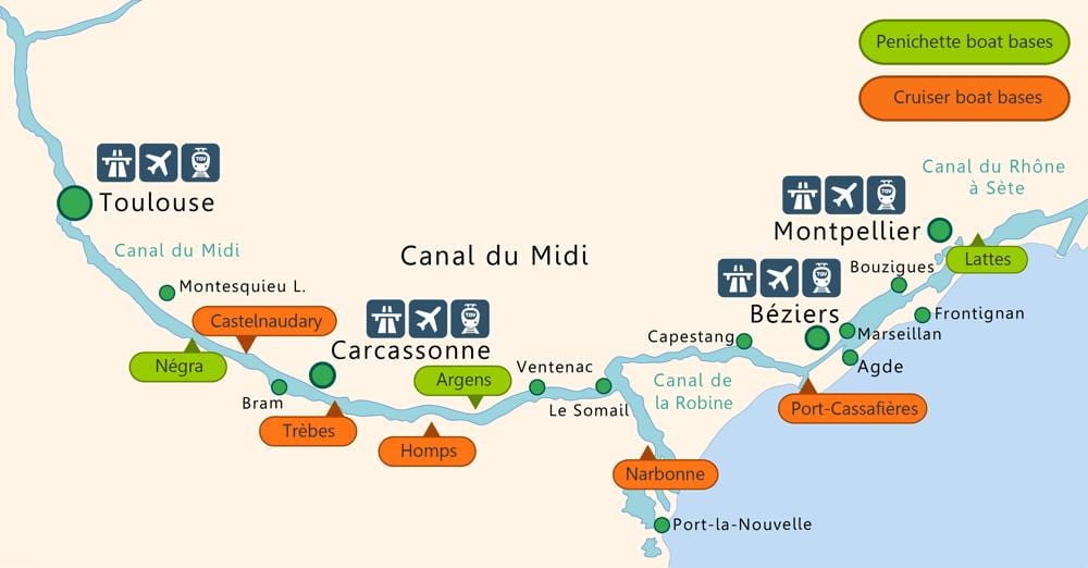 karte Toulouse laivu