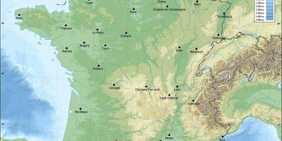 Ģeogrāfiskā karte no Toulouse