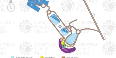 Karte Toulouse blagnac airport