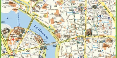 Karte Toulouse