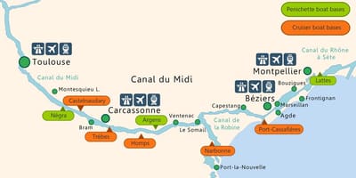 Karte Toulouse laivu