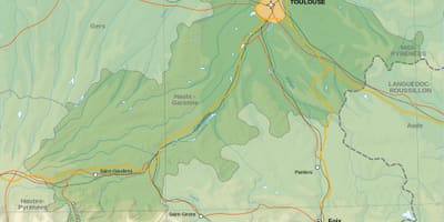 Topogrāfiskās kartes no Toulouse