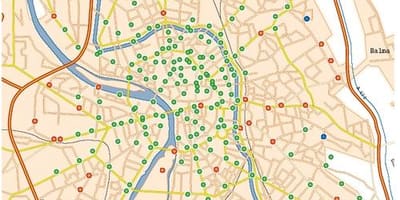 Karte Toulouse velosipēds